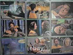 Star Trek Voyager Saison Un Série Deux UK Master Set Chase & Classeur 120 Cartes