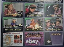 Star Trek Voyager Saison Un Série Deux UK Master Set Chase & Classeur 120 Cartes