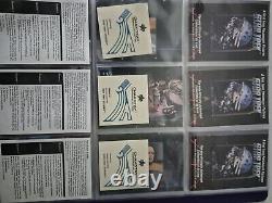 Star Trek Voyager Saison Un Série Deux UK Master Set Chase & Classeur 120 Cartes