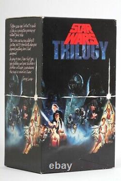 Star Wars Trilogy Box Set Vhs Tapes 1992 Deux Seeled, Un Ouvert