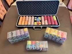 Super Poker World Ensemble de jetons de poker en céramique personnalisés Cash & Tournoi 800+ jetons