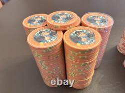Super Poker World Ensemble de jetons de poker en céramique personnalisés Cash & Tournoi 800+ jetons