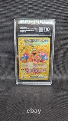 TAG 10 Pokémon Écarlate & Violet Flammes Obsidiennes Charizard EX Hyper Rare 228/197