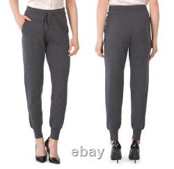 THÉORIE Collection de Sweat à Capuche Cropped en Cachemire et Pantalon Jogger Arleena Charbon L 710 $
