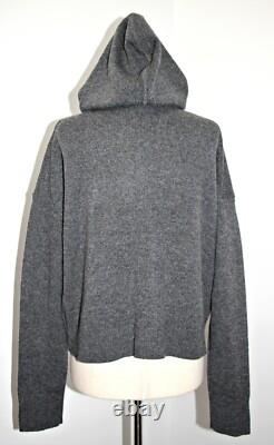 THÉORIE Collection de Sweat à Capuche Cropped en Cachemire et Pantalon Jogger Arleena Charbon L 710 $