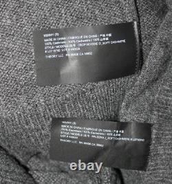 THÉORIE Collection de Sweat à Capuche Cropped en Cachemire et Pantalon Jogger Arleena Charbon L 710 $