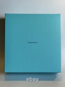 Tiffany & Co. Ensemble de deux verres à vin neufs en boîte en cristal, boîte bleue T&C, cadeau