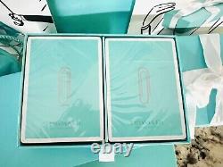 Tiffany & Co Jeu de cartes à jouer, ensemble de deux paquets neufs dans leur boîte.