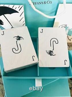 Tiffany & Co Jeu de cartes à jouer, ensemble de deux paquets neufs dans leur boîte.