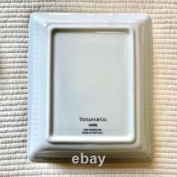 Tiffany & Co. Vide-poche plateau color block 13496, assiette rectangulaire 20 cm avec boîte, neuf