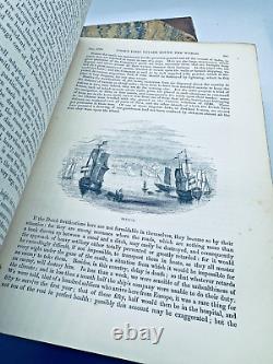 Un récit des trois voyages du Capitaine Cook (1842) Ensemble de deux volumes