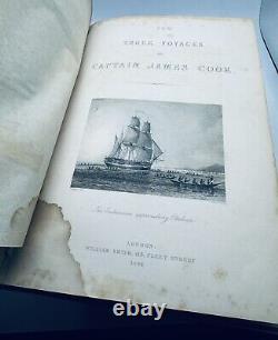 Un récit des trois voyages du Capitaine Cook (1842) Ensemble de deux volumes