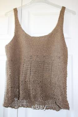 VTG RALPH LAUREN Collection Blue Label Ensemble en Soie de Mûrier 100% Cardigan & Top L