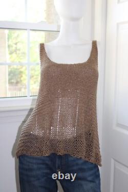 VTG RALPH LAUREN Collection Blue Label Ensemble en Soie de Mûrier 100% Cardigan & Top L