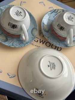 Variations Wedgwood 1998 Service à thé pour deux personnes dans sa boîte d’origine. NEUF, cadeau de mariage