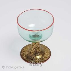 Vénitien Moderne Murano Cocktail Glass Set De Deux Par Yoichi Ohira