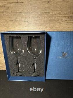 Verres à vin cristallins Swarovski (ensemble de 2)