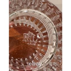 Verres à whisky en cristal Ralph Lauren Broughton, lot de 2, barware monogrammé RL