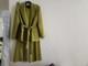 Veste Ceinturée Zara + Pantalons évasés Collection Zw Vert Olive Taille Xl Neuf Avec étiquettes