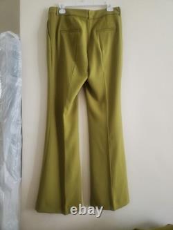 Veste ceinturée ZARA + Pantalons évasés Collection ZW Vert olive Taille XL Neuf avec étiquettes