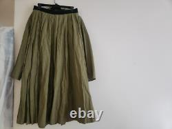 Veste courte froissée Zara Set + Jupe longue Collection Zw Taille L Verte Neuve avec étiquettes