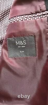Veste de costume noir par Mark & Spencer Collection 36/Pantalon 32/29 pouces