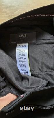 Veste de costume noir par Mark & Spencer Collection 36/Pantalon 32/29 pouces