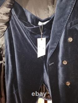 Veste en velours croisée Zara co-ord + Pantalons bleu nuit Collection Zw XL