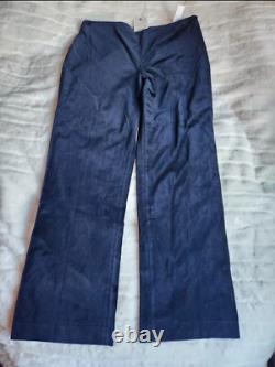 Veste en velours croisée Zara co-ord + Pantalons bleu nuit Collection Zw XL