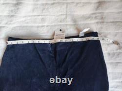 Veste en velours croisée Zara co-ord + Pantalons bleu nuit Collection Zw XL