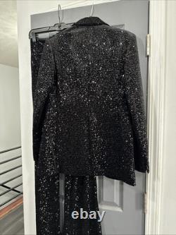 Veste et pantalon en sequins noirs pour femmes Zara - Nouvelle collection Festive Days