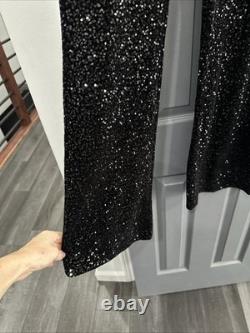 Veste et pantalon en sequins noirs pour femmes Zara - Nouvelle collection Festive Days