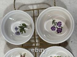 Villeroy Boch Botanica Duchesse Ensemble de 6 ramequins avec support floral Luxembourg vintage