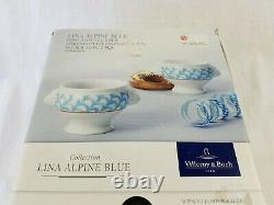 Villeroy & Boch Lina Alpine Bleu Deux Boules Lion Coffret Collection Rare