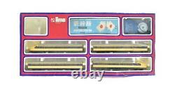 Vintage LIMA HO #2100 TOKAIDO Japanese SUPER EXPRESS TRAIN Loco with Light SET 

<br/>  
 
<br/> Translation in French: Ensemble de train express super japonais TOKAIDO LIMA HO vintage #2100 avec locomotive et lumière