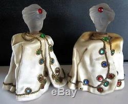 Vintage Prince-douka Marquay Turban Set Man Of Deux Bouteilles De Parfum