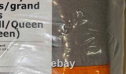 Virgil Abloh x IKEA MARKERAD Housse de couette US et 2 taies d'oreiller Full/Queen grise