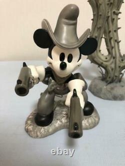 Wdcc Walt Disney Classic Collection Two Gun Mickey Minnie Cactus Set No Box