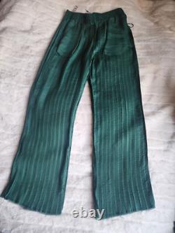 Zara Collection Ensemble coordonné chemise plissée et pantalon plissé taille L neuf avec étiquettes