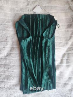 Zara Collection Ensemble coordonné chemise plissée et pantalon plissé taille L neuf avec étiquettes